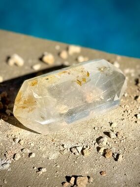 Double Terminated Madagascar Clear Quartz Palm Crystal/Double Pointed Wand